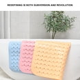 thumbnail image 2 of Wweixi Non-slide Tapis de Bain Résistant Large Application Durable Blanc 80cm*80cm, 2 of 6