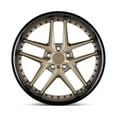 thumbnail image 3 of TSW Aluminum Rim PREMIO 18X8.5in Matte Bronze with Gloss Black Lip Finish, 1885REM355120Z76, 3 of 3