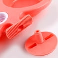 thumbnail image 6 of Hanging Dog Cat Bowls Double Purpose Bowls Pet Feeder Detachable Puppy Food Auto Water Dispenser for Cage Kennel Crate Bite,Pink,1PCS by AMAZING FASHION, 6 of 7