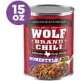 thumbnail image 3 of (2 pack) Wolf Brand Homestyle Chili With Beans, 22g Protein Per Serving, 15 oz. Can, 3 of 8