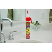 Flex Caulk Clear Silicone Sealant, 6.6 oz, Adjustable Trigger Flow Nozzle, Waterproof All-Purpose Indoor & Outdoor Use