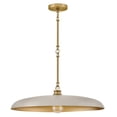 thumbnail image 3 of 48165LCB-LTP Hinkley Lighting Sadie - 12W 1 LED Dome Chandelier-6.25 Inch Tall and 24 Inch Wide-Lacquered Brass Finish, 3 of 10