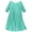 Green - tahiti, variant on Sangria Womens Lace A-Line Dress