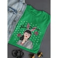 thumbnail image 3 of Forever Dreaming Cute Girl Shaped T-Shirt Women -Image by Shutterstock, Female Large, 3 of 4