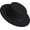 Black, variant on Classic Fedora Hat Flat Top Hat Felt Pork Pie Hat Wide Brim Church Derby Cap for Women and Men
