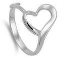thumbnail image 4 of Women's Heart Purity Promise Ring New .925 Sterling Silver Cute Band Size 7, 4 of 4