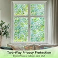 thumbnail image 2 of shiyou-Window Films for Privacy Decorative Stained Glass Window Film Rainbow Foliage Window Cling Anti UV Reusable Non-Adhesive Static Cling Colorful Window Decal for Home 44.3x200cm, 2 of 4