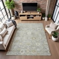 thumbnail image 7 of Addison Rugs Mayfield Premium Machine Washable Transitional Damask Gray Rectangle Rug, 2'6" x 3'10", 7 of 7