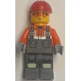 thumbnail image 2 of LEGO City: Construction Worker Minifigure with Buzzsaw Vehicle, 2 of 5