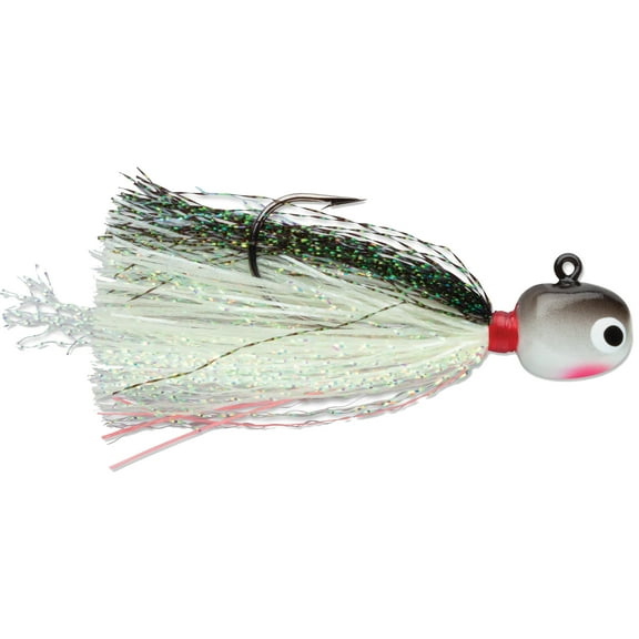 VMC Hot Skirt Glow Jig - 1/4 oz. - Crappie Minnow