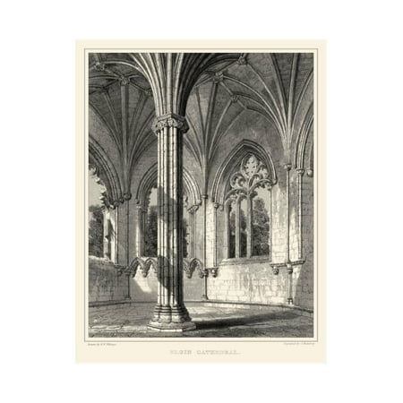 Gothic Detail III Print Wall Art By R.w. Billings