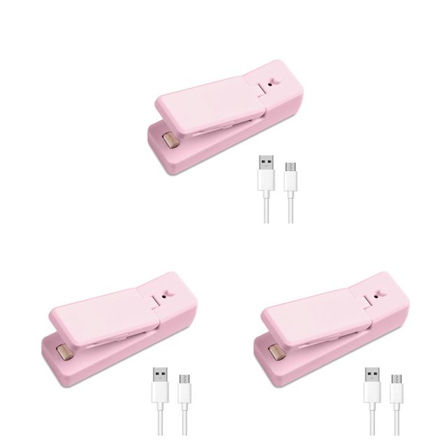Bewildely Mini sellador térmico 2 en 1, máquina de sellado de bolsas de mano para cocina, sellado Manual portátil para el hogar, taponadora de Type1 NO1 Bewildely CBP164564