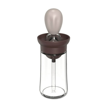 

TureClos Oil Bottle Barbecue 180ML Brushes Glass Heat-resistant Portable Detachable Household Outdoor Picnic Dispenser Accessory Coffee