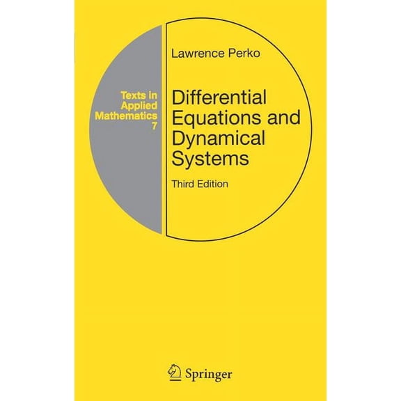 Texts in Applied Mathematics Differential Equations and Dynamical Systems, Book 7, (Hardcover)