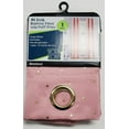 thumbnail image 5 of Your Zone Blackout Grommet Curtain Panel, 1 Panel, Pink/Metallic Heart 37" W x 84" L, 5 of 6