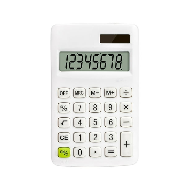 Regalos de Oficina, Calculadora de Tableta de Escritorio Solar con Pantalla de 8 Dígitos, 11.5x7.5x2cm, Calculadora de Regalo de Negocios Sencilla Y Delgada, Calculadoras para Estudiantes