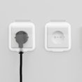 thumbnail image 4 of Luxshiny Splash-proof Wall Outlet Cover PC White Modern Style Household Socket Indoor Use 1Pack, 4 of 8
