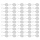 thumbnail image 4 of Juego de llaveros acrílicos transparentes en blanco con cadena para proyectos artesanales 50 Uds ANGGREK, 4 of 8