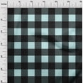 thumbnail image 2 of oneOone Cotton Poplin Baby Blue Fabric Gingham Check Fabric For Sewing Printed Craft Fabric By The Yard 42 Inches Wide, 2 of 4