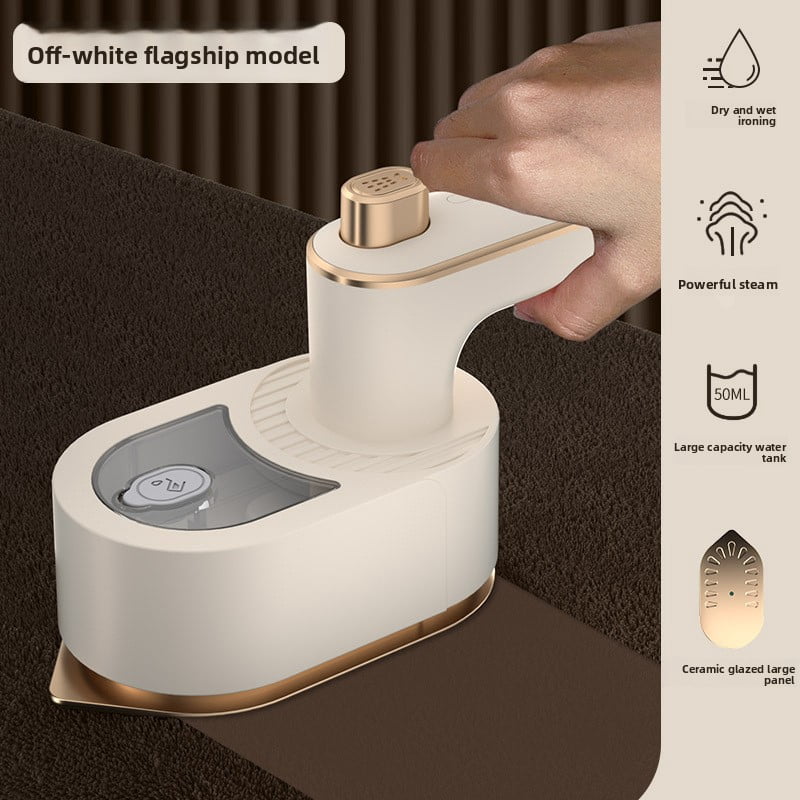 3-in-1 Mini Foldable Handheld Garment Steamer - Flat, Hanging, and Angled Steaming - 30-Second Quick Steam Release - Anti-Scald Base - A handy wrinkle remover for home, travel, and dormitory use