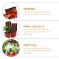 thumbnail image 2 of Shisuyan Gardening Nursery Pot Brown 50Pack 4 Inches, 2 of 8