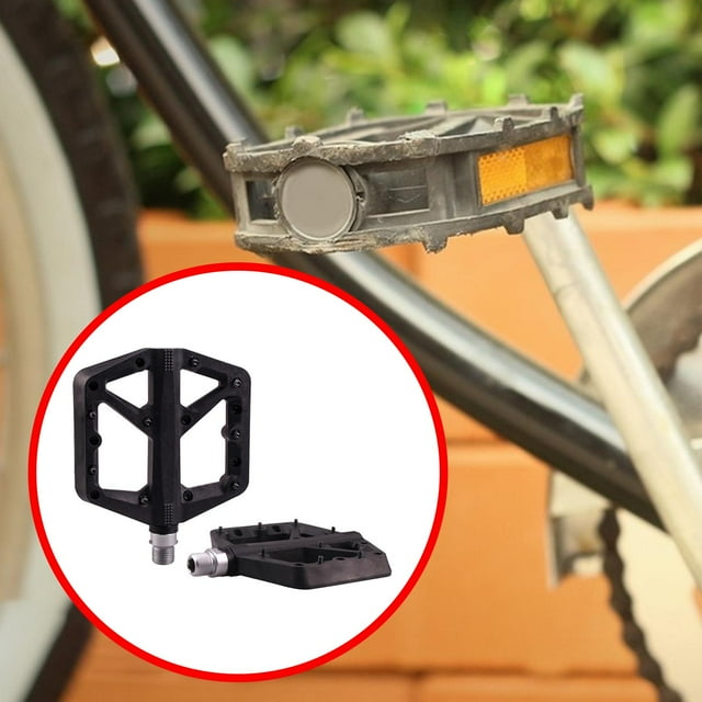 Pedales de Ciclismo shamjiam Antideslizante para bicicletas de Carretera negro