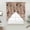 Brown Tan, variant on Sweet Home Swag Curtains for Kitchen/Bedroom/Living Room, Western Stars Bird Houses White Wood Plank Scalloped Curtains 63 Inch Long, Window Swag Topper Curtains Valances 2 Panels Set 36"x63"