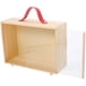 thumbnail image 3 of GOOHOCHY Caja de regalo de madera Caja de almacenamiento de madera con asa portátil y ventana transparente, 3 of 8