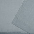 thumbnail image 4 of Nicole Miller Faux Linen Slub Textured Hidden Tab/Rod Pocket Top Light Filtering Curtain Panel Pair, 54"x96", Chambray Blue, 4 of 8