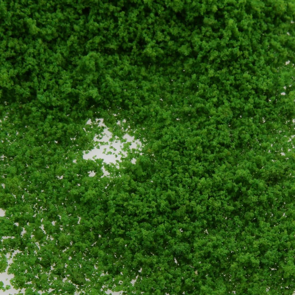 Granular Shape Foliage Powder Sponge Leaves for DIY Tree Model Dark Green 