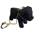thumbnail image 4 of bolsa con forma de perro francés, creativa, divertida y encantadora para fiestas al libre y viajes. Negro, 4 of 10