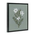 thumbnail image 3 of Stupell Industries Slate Blue Little Flower Black Framed Floater Canvas Wall Art design by Yvette St. Amant, 31 x 25, 3 of 9