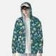 thumbnail image 2 of Fotbe Floral Chaqueta con Protección Solar UPF 50+ para Hombre y Mujer, Camisa con Capucha y Bolsillos-Small, 2 of 7