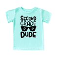 thumbnail image 4 of Olive Loves Apple 2nd Grade Dude First Day of School Gift Back to School T-Shirt Boys Back to School Chill Shirt Youth Medium, 4 of 5