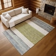 thumbnail image 7 of Addison Rugs Mayfield Premium Machine Washable Transitional Geometric Aloe Rectangle Rug, 8' X 10' Machine Washable Transitional Geometric Aloe Oversized Sherpa Throw Blanket, 7 of 7