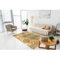 thumbnail image 2 of EORC OS5082IV 2.58 x 9.83 ft. Velur Nylon Ivory Mandana Rug, 2 of 5