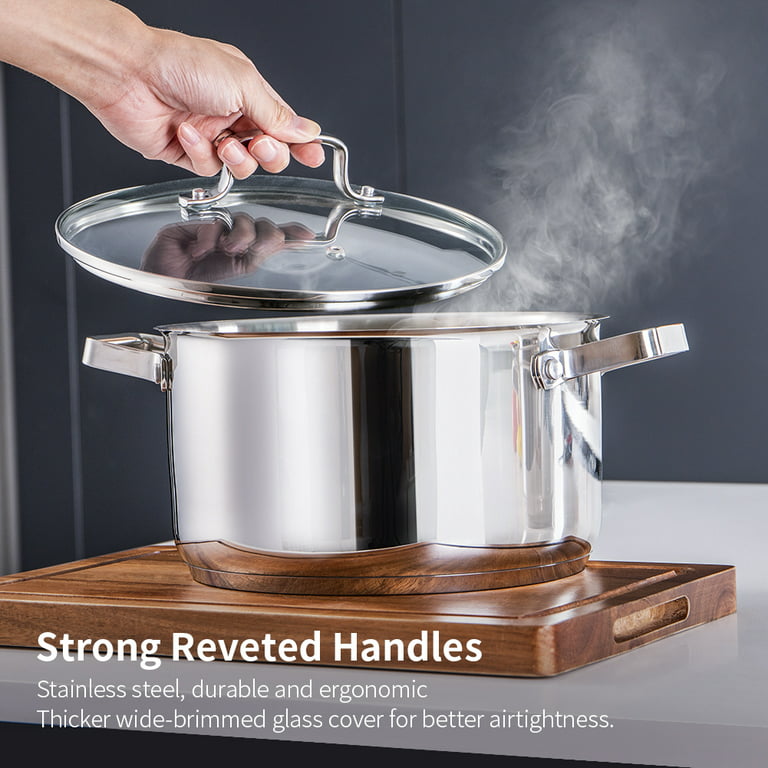 PARINI 6QT STAINLESS STEEL STOCK POT BRAND NEW IN SEALED BOX