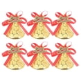 thumbnail image 2 of Dengmore Christmas Bells Decorative Jingle Bell Hanging Ornaments Xmas Tree Pendants Party Fireplace Door Wall Pendant Christmas Decorations, 2 of 4