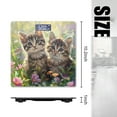 thumbnail image 2 of Bathroom Scale, Highly Accurate Digital Body Scale,Precisely Measures Weight up to 400 lbs-Adorable Kittens Sitting In The Grass Surrounded By Colorful Wildflowers, 2 of 4