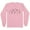 Pink, variant on Skyline India Long Sleeve Shirt Unisex Small Pink