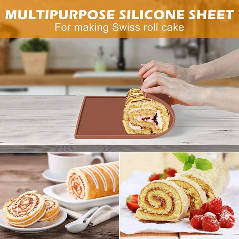 8X Silicone Dehydrator Sheets with Edge, Fruit Leather Trays for Liquid Fruits Meat Herbs with Silicone Scraper
