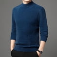 thumbnail image 2 of cfhntfmh Mens Pullover Sweaters Wool Slim Long Sleeve Knitted Sweaters Fall Winter Warm Mock Neck Thermal Shirts, 2 of 7
