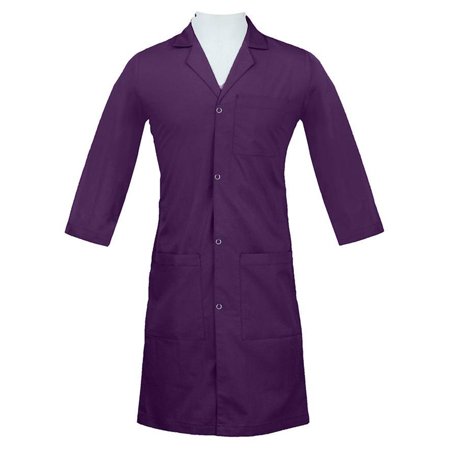 Panda Uniform by HeedFit Women’s Lab Coat | Unisex Multi-Pocket Medical Coat S Purple