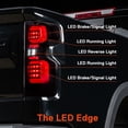 thumbnail image 4 of TRUE MODS Smoked Full LED Tail Light Assembly Replacement for 2019-2025 Chevy Silverado 1500 2500 3500 HD w/ Stock Halogen Bulb Aftermarket Custom Driver Passenger Rear Brake Turn Signal Taillight, 4 of 8