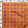 thumbnail image 2 of oneOone Cotton Jersey Pink Fabric Gingham Check Dress Material Fabric Print Fabric By The Yard 58 Inches Wide, 2 of 4
