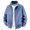 Blue, variant on Mens Light Jackets Casual Stylish Windbreakers for Men Light Track Jacket Laydown Collar Fall Golf Coats 2026
