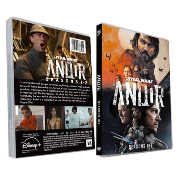 StarWars Andor - The Complete Series, Season 1-2 DVD Set