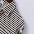 thumbnail image 4 of Wancir Mens Striped Shirts 2025 Summer Holiday Beach Shirts Casual Loose Fit Long Sleeve Button Down Shirts with Pocket, 4 of 8