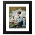 thumbnail image 2 of Victor Gabriel Gilbert 12x14 Black Modern Framed Museum Art Print Titled - The Flower Seller, 2 of 5