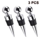 thumbnail image 1 of Autorización：Tapones para botellas de vino de lujo, 3 uds., tapones para botellas de vino de aleación de aluminio, tapones decorativos reutilizables para vino Adepaton Vinos y Licores, 1 of 9